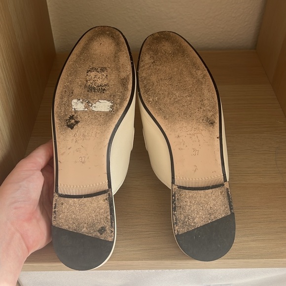 Gucci Women’s Princetown Leather Mules in White Size 37, no box - Picture 10 of 14